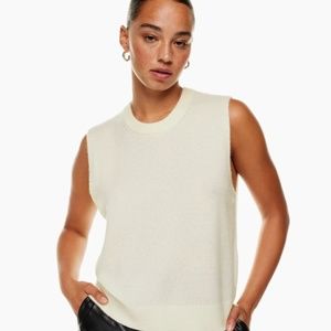LAST CALL- ARITZIA BABATON 100% Cashmere Luxury Sweater Vest Size S- LAST CALL